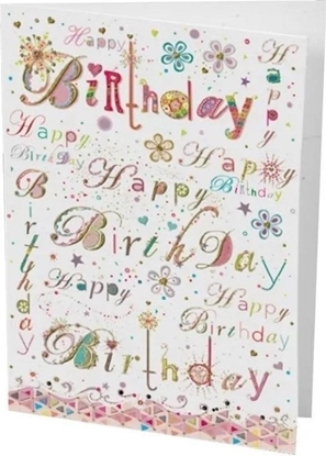 Picture of Turnowsky Karnet B6 + koperta Urodziny Zote napisy