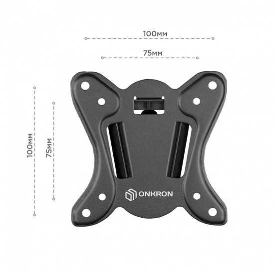 Picture of TV SET ACC WALL MOUNT /10-32"/BLACK NP15-B ONKRON
