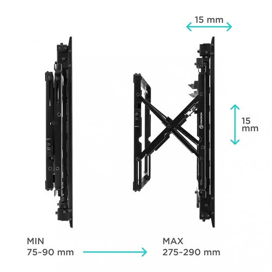 Изображение TV/VIDEO ACC WALL MOUNT/PRO7G-B ONKRON