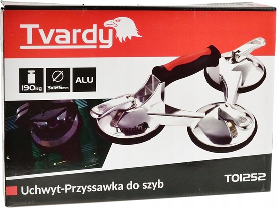 Picture of Tvardy Uchwyt-Przyssawka do szyb ALU 3x125mm 190kg (12)
