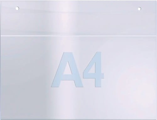 Picture of Twinco Uchwyt nacienny na prospekty DIN A4 poziomo akryl przezroczysty