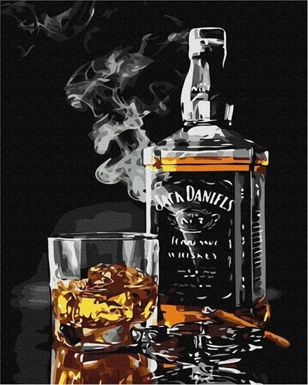 Picture of Twoje Hobby Malowanie po numerach - Jack Daniels 40x50cm