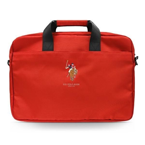 Picture of U.S. Polo PU US Polo Assn. bag for a 16" laptop - red