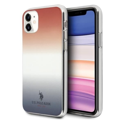 Attēls no U.S. Polo PU US Polo USHCN61TRDGRB iPhone 11 czerwono-niebieski/blue&red Gradient Pattern Collection