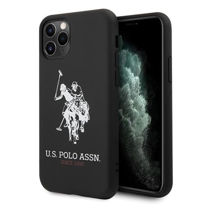 Attēls no U.S. Polo PU US Polo USHCN65SLHRBK iPhone 11 Pro Max czarny/black Silicone Collection
