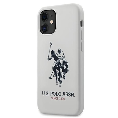 Picture of U.S. Polo PU US Polo USHCP12SSLHRWH iPhone 12 mini 5,4" biały/white Silicone Collection