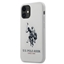 Изображение U.S. Polo PU US Polo USHCP12SSLHRWH iPhone 12 mini 5,4" biały/white Silicone Collection