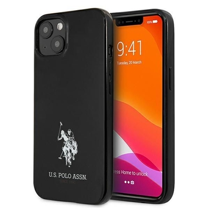 Picture of U.S. Polo PU US Polo USHCP13SUMHK iPhone 13 mini 5.4" black/black hardcase Horses Logo