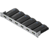 Picture of UBIQUITI AI PORT RACK MOUNT. 1U RACK-MOUNT ACCESSORY THAT SUPPORTS UP TO SIX AI PORTS