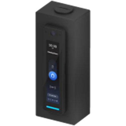 Picture of UBIQUITI READER PRO JUNCTION BOX BLACK. JUNCTION BOX FOR UNIFI PROFESSIONAL ACCESS READERS AND DOORBELLS THAT SUPPORTS FLAT SURFACE MOUNTING AND ATTACHMENT TO 3/4" CONDUIT