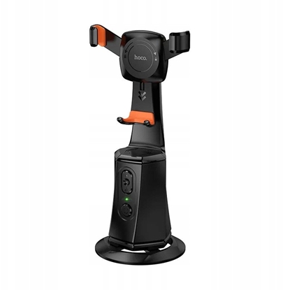 Attēls no Uchwyt na telefon Hoco obrotowy 360 stopni z automatycznym ledzeniem twarzy K26 czarny