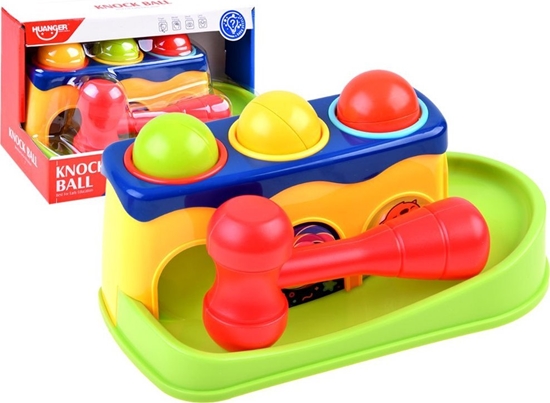 Picture of Uderz moteczkiem kolorowy wbijak z pikami ZA3804