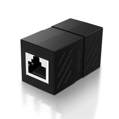 Attēls no Ugreen Ugreen Network Connector Ethernet RJ45 10 Gbps Network Cable Connector Black (NW114 20390) Black
