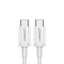 Attēls no Ugreen Ugreen US264 60518 USB-C / USB-C PD QC AFC Cable 1m White