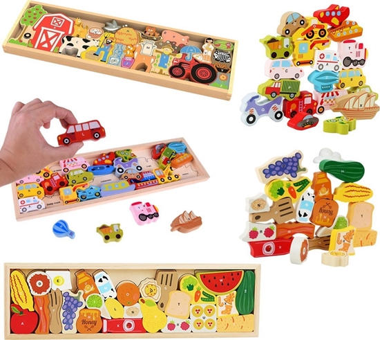 Picture of UKADANKA DREWNIANA 26 ELEMENTÓW 1SZT