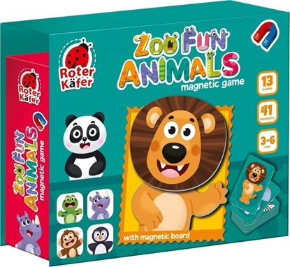Picture of Ukadanka magnetyczna Zabawne zwierzta w ZOO