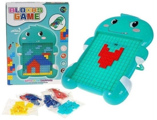 Picture of Ukadanka z klocków wtykanka dinozaur