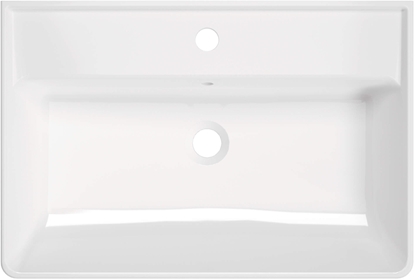 Attēls no Umywalka ceramiczna nablatowa/cienna z miejscem na bateri -