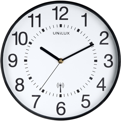 Attēls no Unilux unilux Wanduhr MAXI WAVE Ø 37.5 cm schwarz
