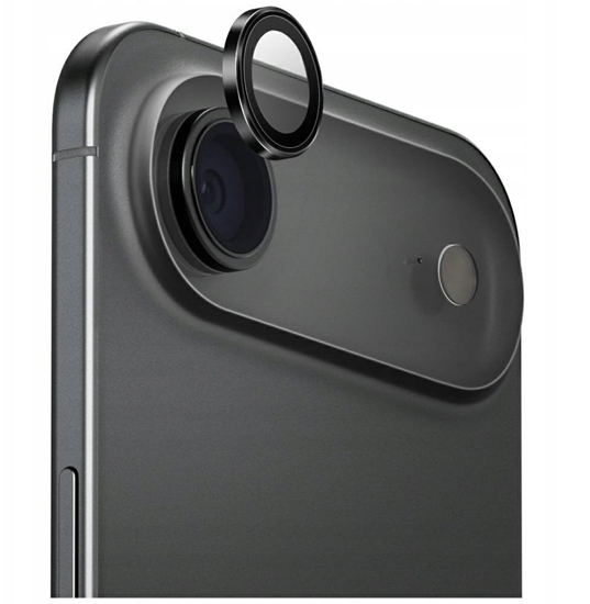 Picture of UNIQ Optix Aluminum Camera Lens Protector for iPhone 17 Air with Applicator, Black