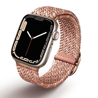 Picture of UNIQ Uniq Aspen Braided strap for Apple Watch 1/2/3/4/5/6/7/8/SE/SE2 40/38/41mm - pink