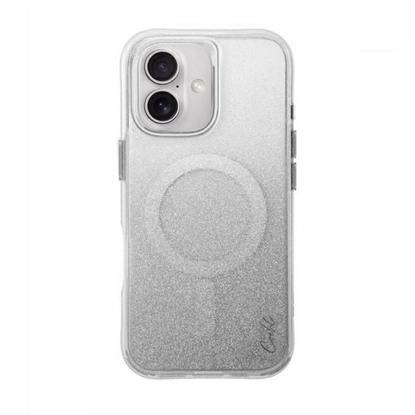 Picture of UNIQ Uniq case Coehl Lumino iPhone 16 6.1" Magnetic Charging silver/sparkling silver