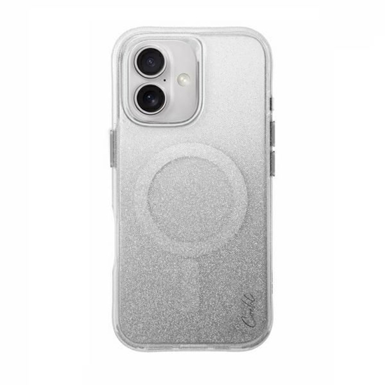 Picture of UNIQ Uniq case Coehl Lumino iPhone 16 6.1" Magnetic Charging silver/sparkling silver