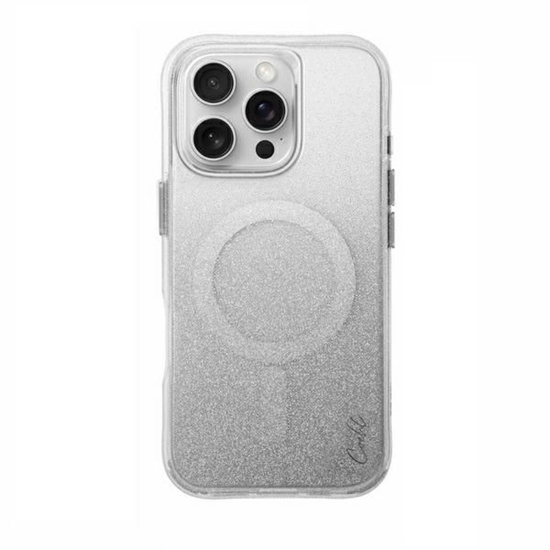 Picture of UNIQ Uniq case Coehl Lumino iPhone 16 Pro 6.3" Magnetic Charging silver/sparkling silver