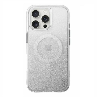 Picture of UNIQ Uniq case Coehl Lumino iPhone 16 Pro Max 6.9" Magnetic Charging silver/sparkling silver