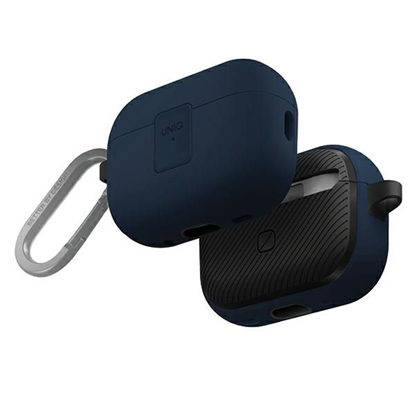 Picture of UNIQ Uniq Clyde Lock Case for AirPods Pro 2 (2022/2023) - blue-dark gray