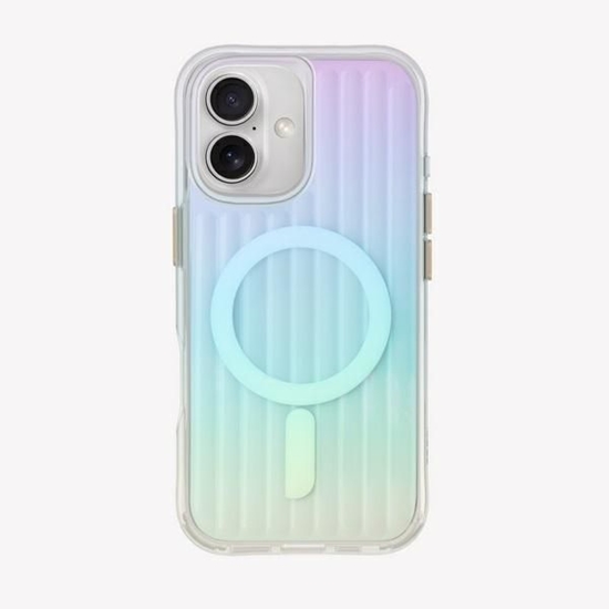 Picture of UNIQ Uniq Coehl Linear iPhone 16 6.1" case Magnetic Charging opal/iridescent