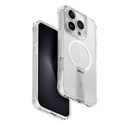 Picture of UNIQ Uniq Eleva case with Vertica Stand iPhone 16 Pro 6.3" transparent/lucent clear