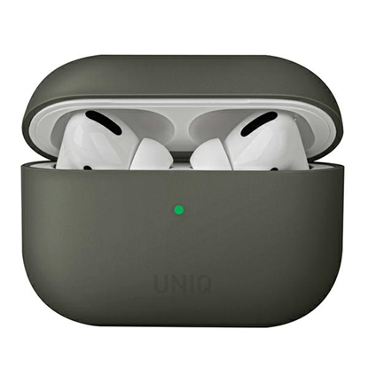 Attēls no UNIQ etui Lino AirPods Pro Silicone szary|grey mos