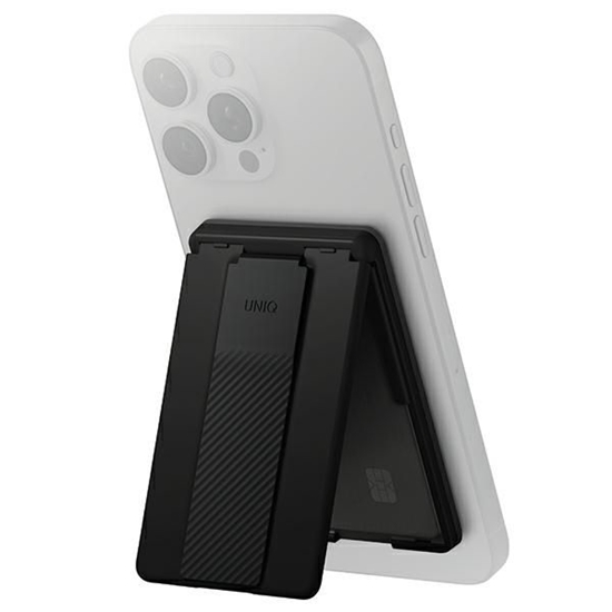 Picture of UNIQ Uniq Heldro ID magnetic wallet with support and band - black