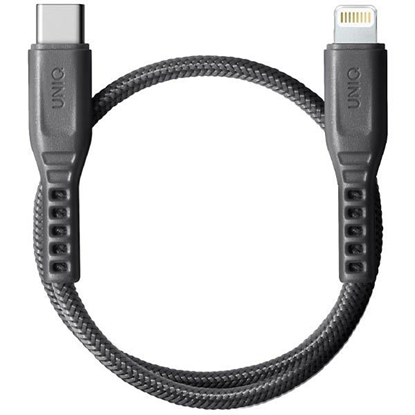 Attēls no UNIQ Kabel Flex USB-C-Lightning 18W nylonowy 30cm 