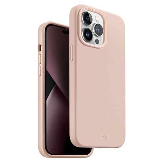 Picture of UNIQ Uniq Lino case for iPhone 14 Pro - pink