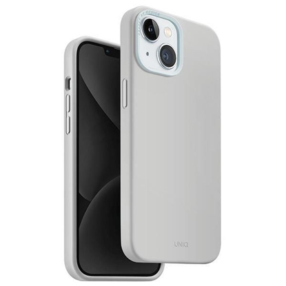 Picture of UNIQ Uniq Lino Hue Magclick Charging case for iPhone 15 - light gray