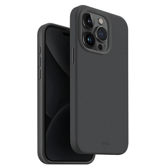 Picture of UNIQ Uniq Lino Hue Magclick Charging case for iPhone 15 Pro - gray