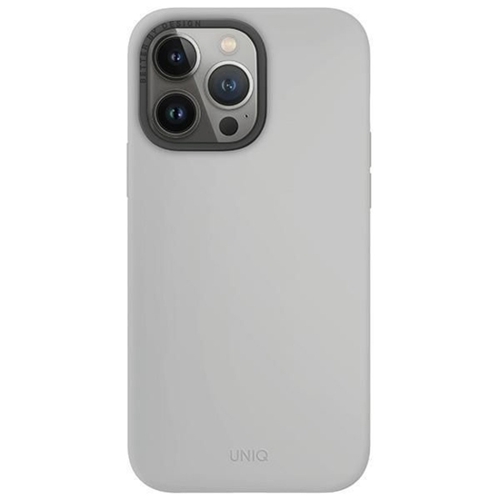 Picture of UNIQ Uniq Lino Hue Magclick Charging case for iPhone 15 Pro Max - light gray