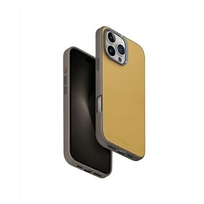 Picture of UNIQ Uniq Lyden DS iPhone 16 Pro Max 6.9" Magclick Charging case yellow-gray/yellow-gray
