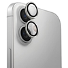 Picture of UNIQ Uniq Optix Aluminum Camera Lens Protector with Applicator for iPhone 16 / iPhone 16 Plus - Silver
