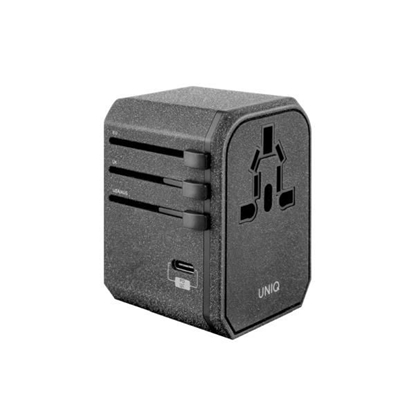 Изображение UNIQ Uniq Voyage LITHOS Collective 33W 2xUSB PD 18W QC 3.0 travel adapter - gray