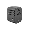 Picture of UNIQ Uniq Voyage LITHOS Collective 33W 2xUSB PD 18W QC 3.0 travel adapter - gray