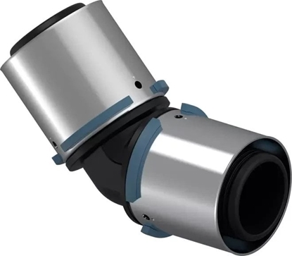 Picture of Uponor presvinkel 45°PPSU 40mm - PPSU