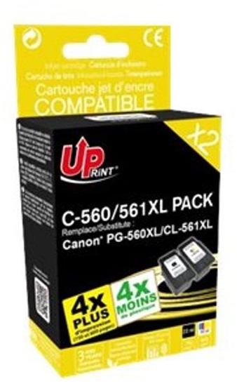 Изображение UPrint Canon Pack 560561XL 22 ml (Bk) + 18 ml (Cl) PG-560XLCL-561XL