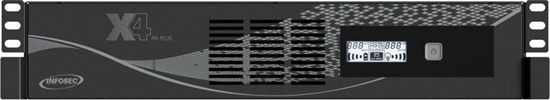 Picture of UPS Infosec Zasilacz awaryjny UPS X4 600 RM Plus, 600VA, 360W, 4x C13, 2x FR/Schuko