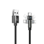 Изображение USAMS Kabel pleciony obrotowy U60 2A USB-C czarny|