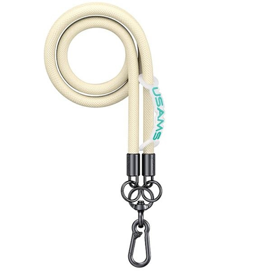 Изображение USAMS Uniwersalna smycz do telefonu 1,2m żółty|yel