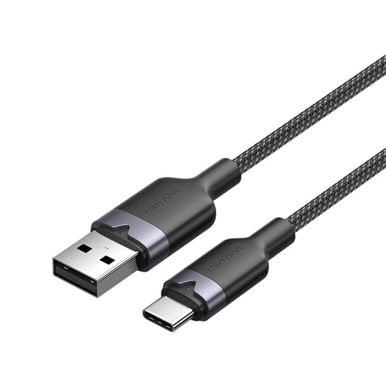 Изображение USB 2.0 A to USB-C 3A cable Vention CTNBH 2M (blac