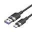 Изображение USB 2.0 A to USB-C 6A Vention CTOBH 2M cable (blac